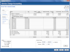 View details of service charge amounts demanded from the tenant